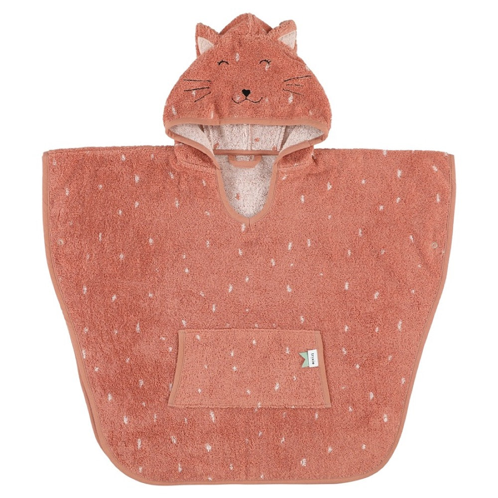 Organic Cotton Hooded Poncho for Kids – Fun & Cozy Bath Time by Trixie Baby at brixbailey.com