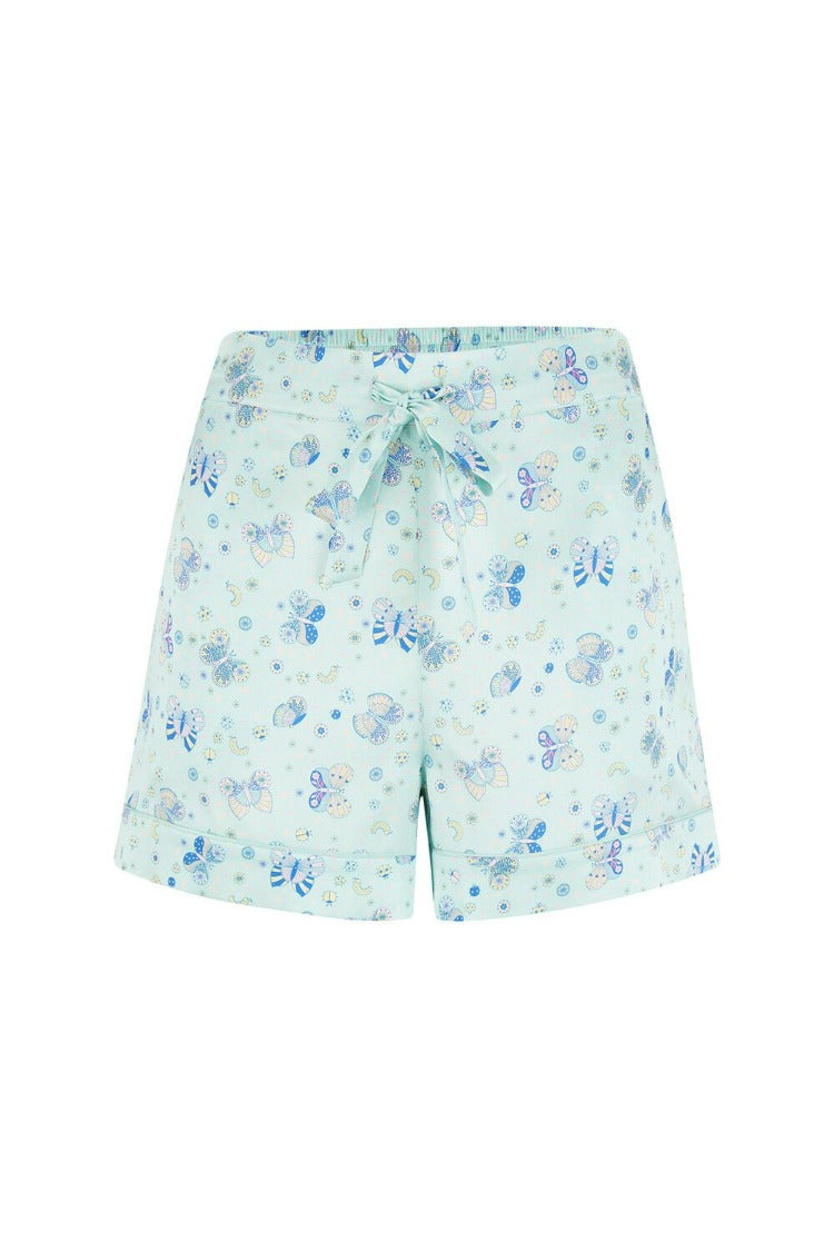 Rosie Glacier Butterfly Silk Shorts