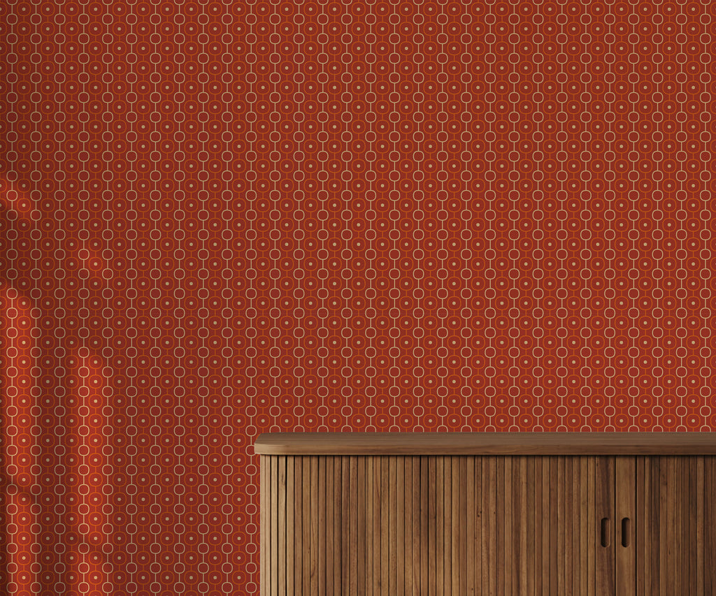 Retro Chain Pattern Wallpaper