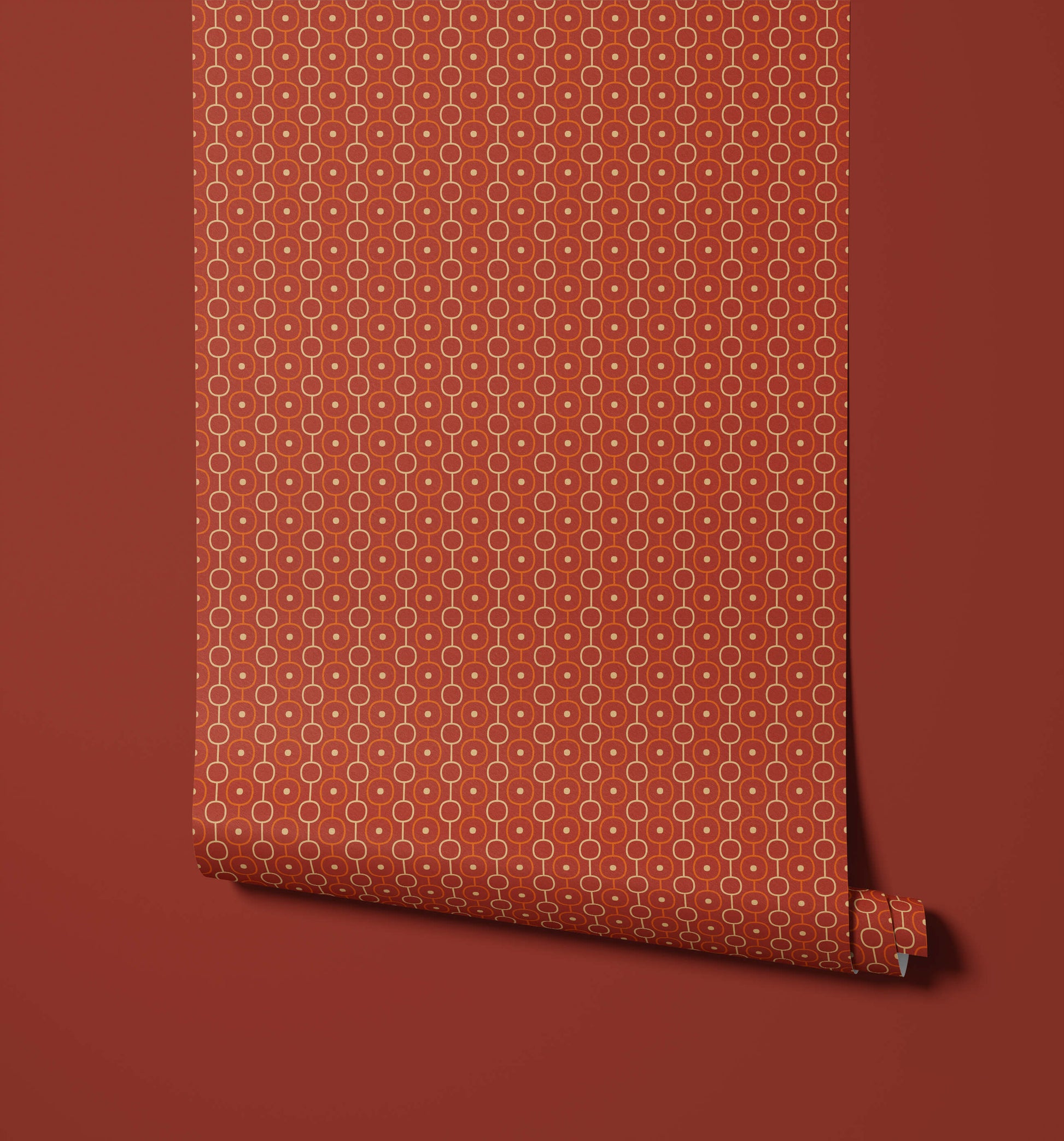 Retro Chain Pattern Wallpaper