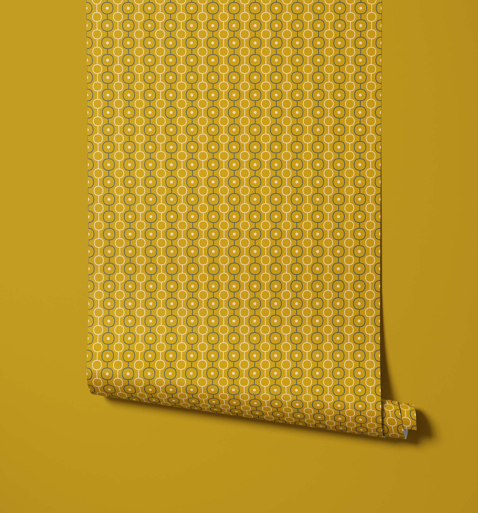 Retro Chain Pattern Wallpaper