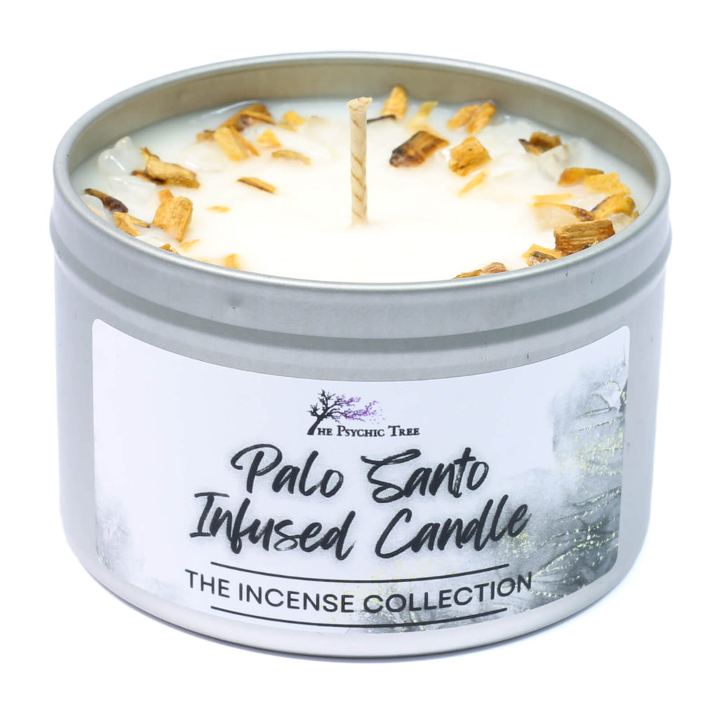 Palo Santo Crystal Infused Scented Candle