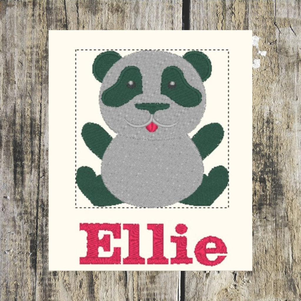 Panda Personalised Towel