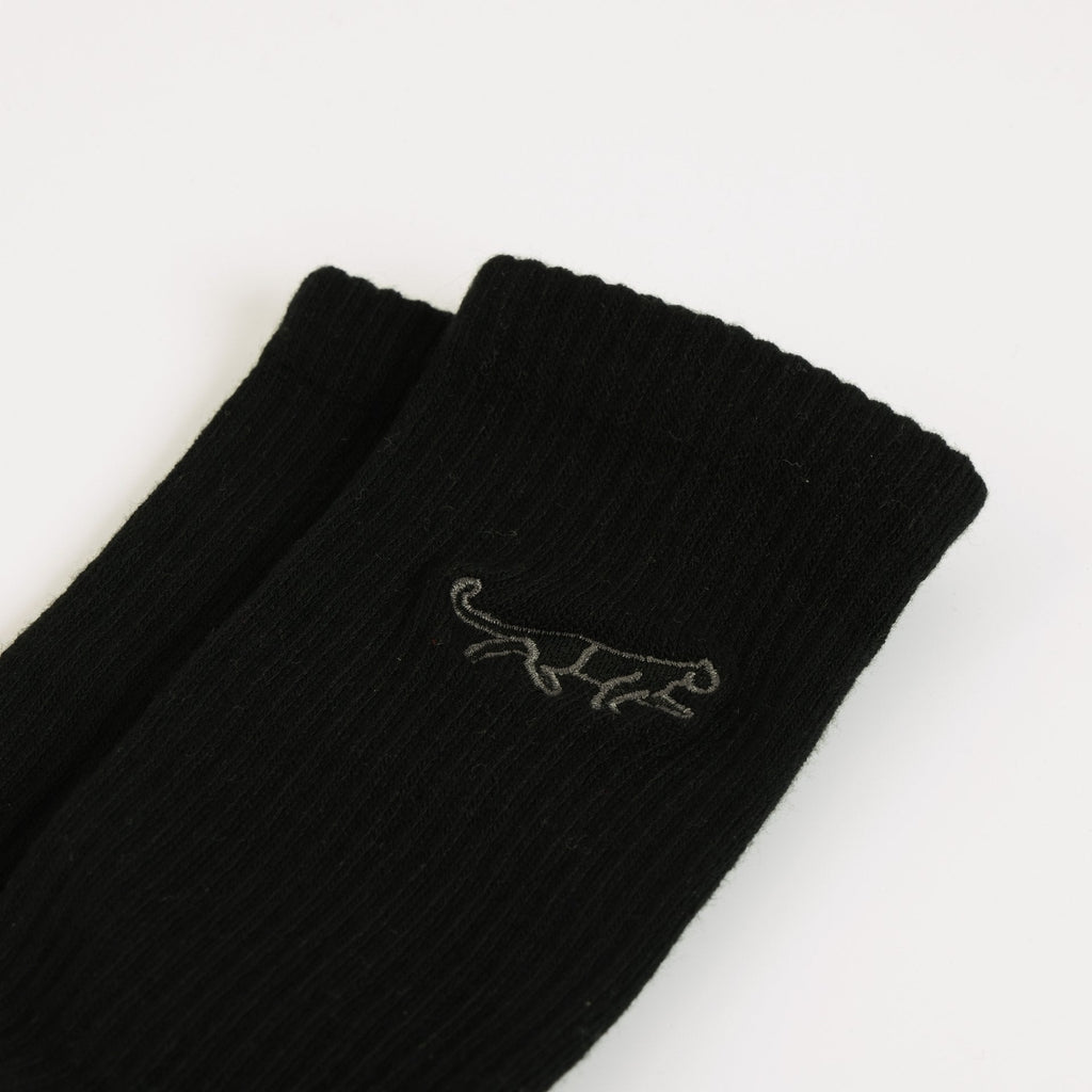 Save the Black Panthers Ribbed Bamboo Socks