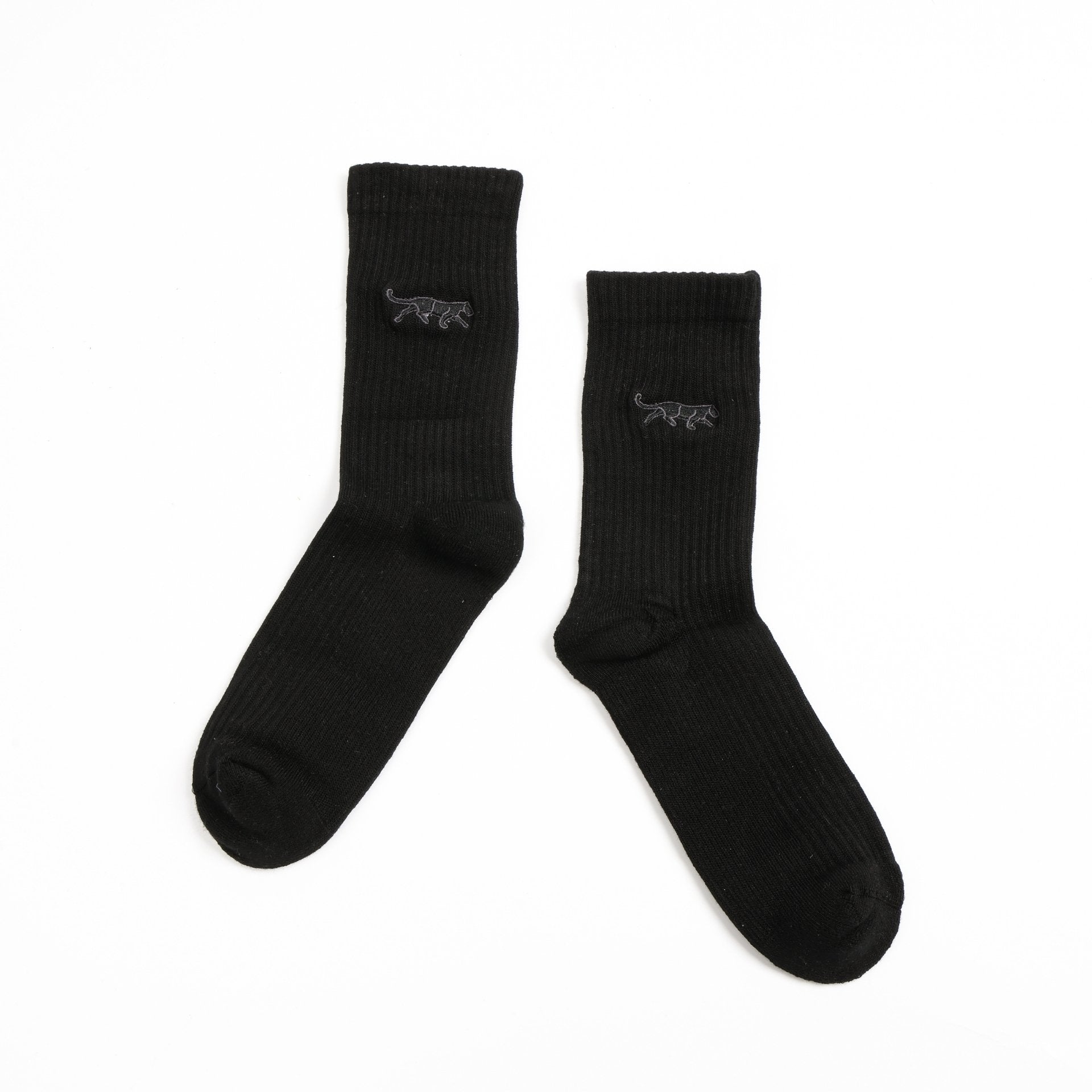 Save the Black Panthers Ribbed Bamboo Socks