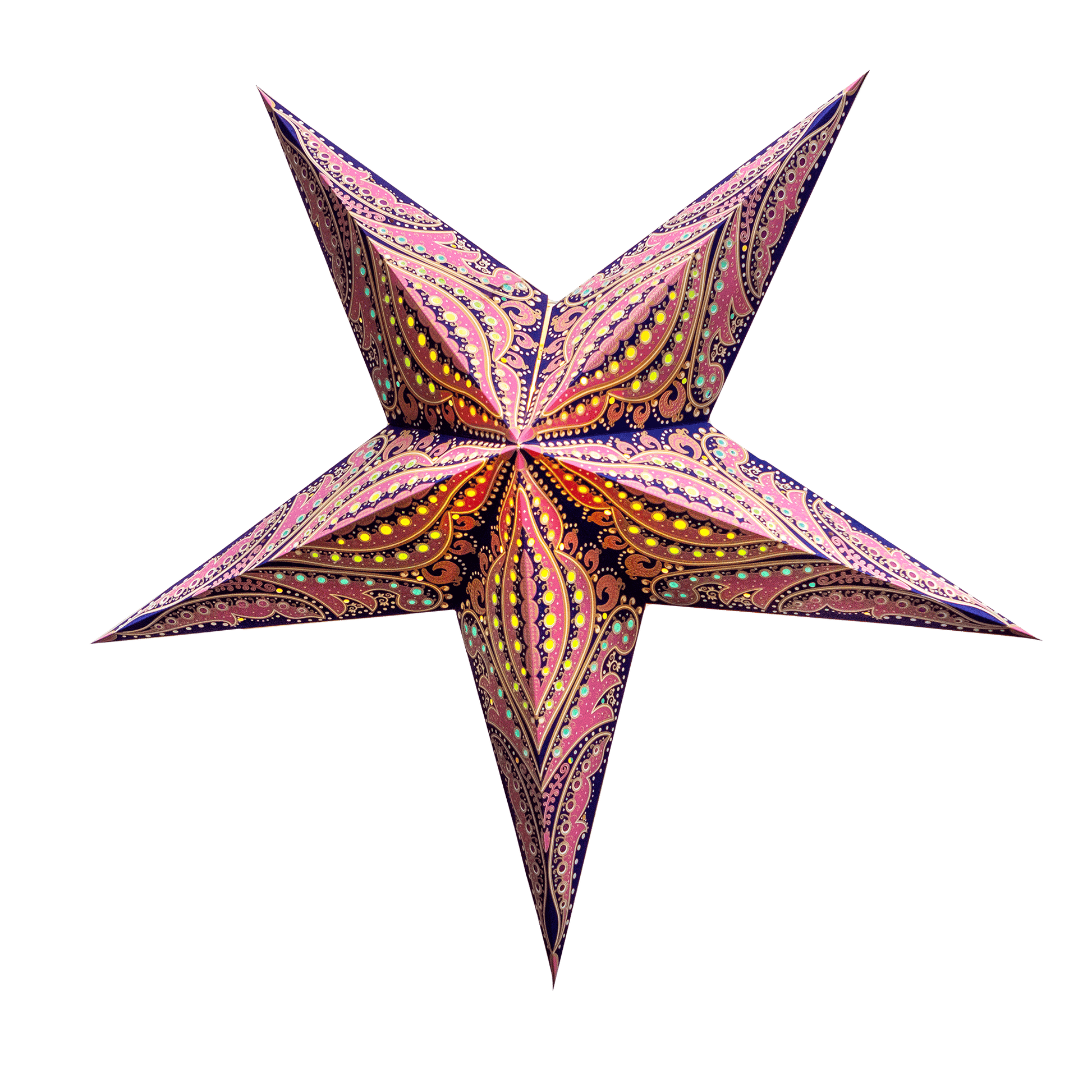 Purple Haze Boho Lantern 60cm