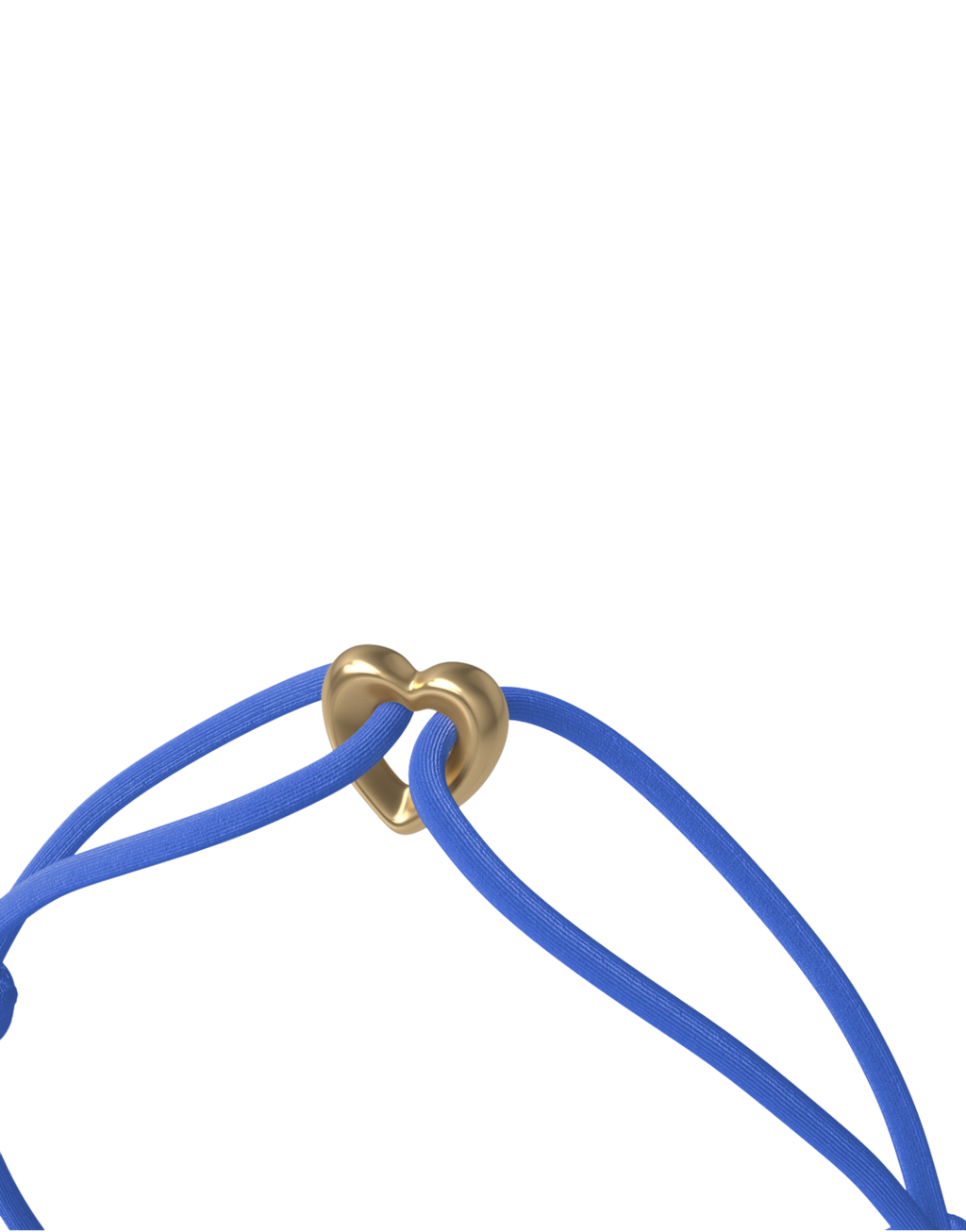 Golden Heart Cord Bracelet