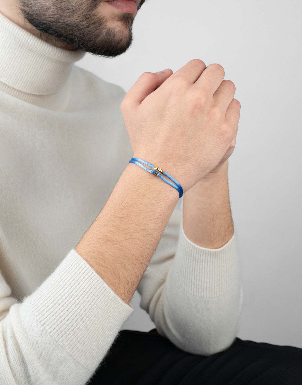 Golden Diamond Cord Bracelet