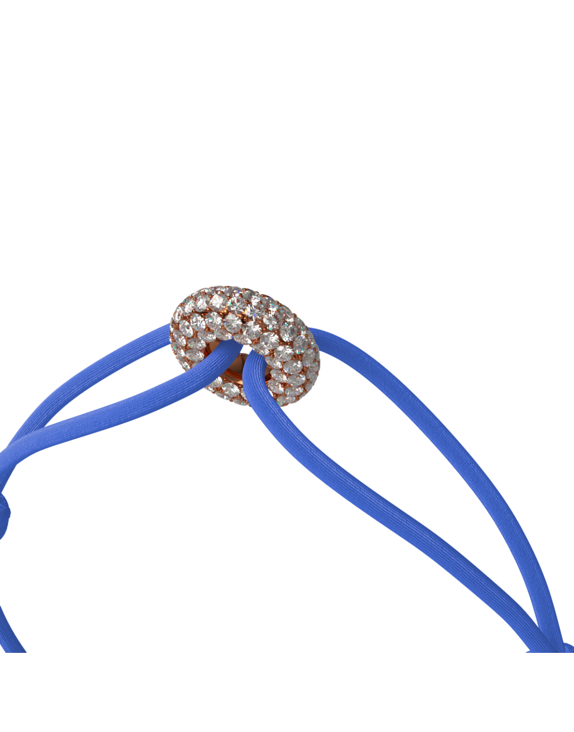 Mini Rose Soho Pave Cord Bracelet