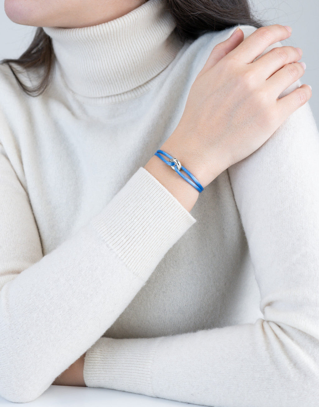 Silver Soho Cord Bracelet