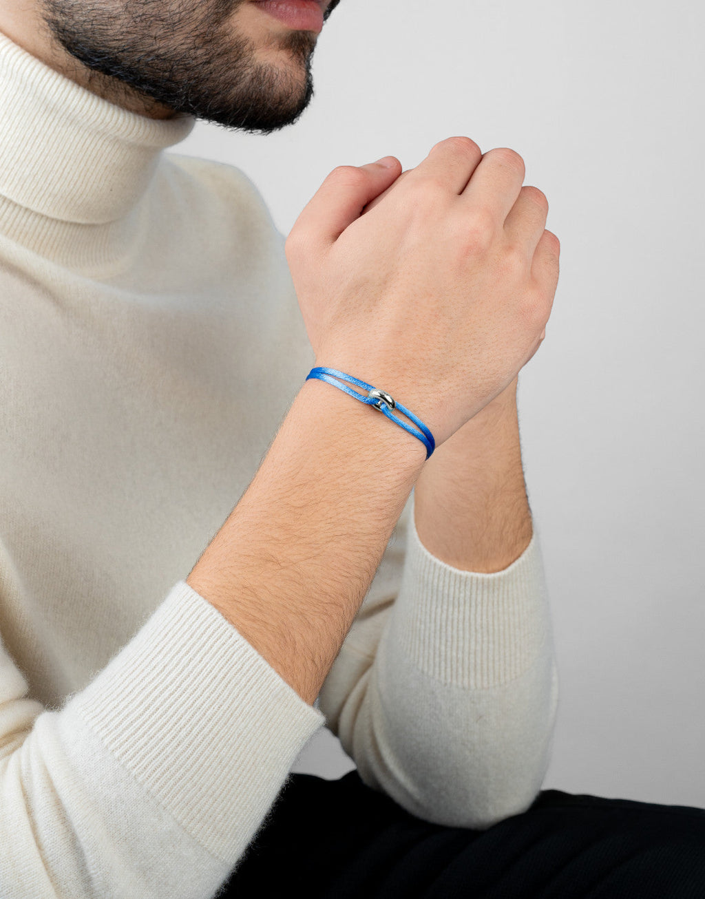 Silver Soho Cord Bracelet