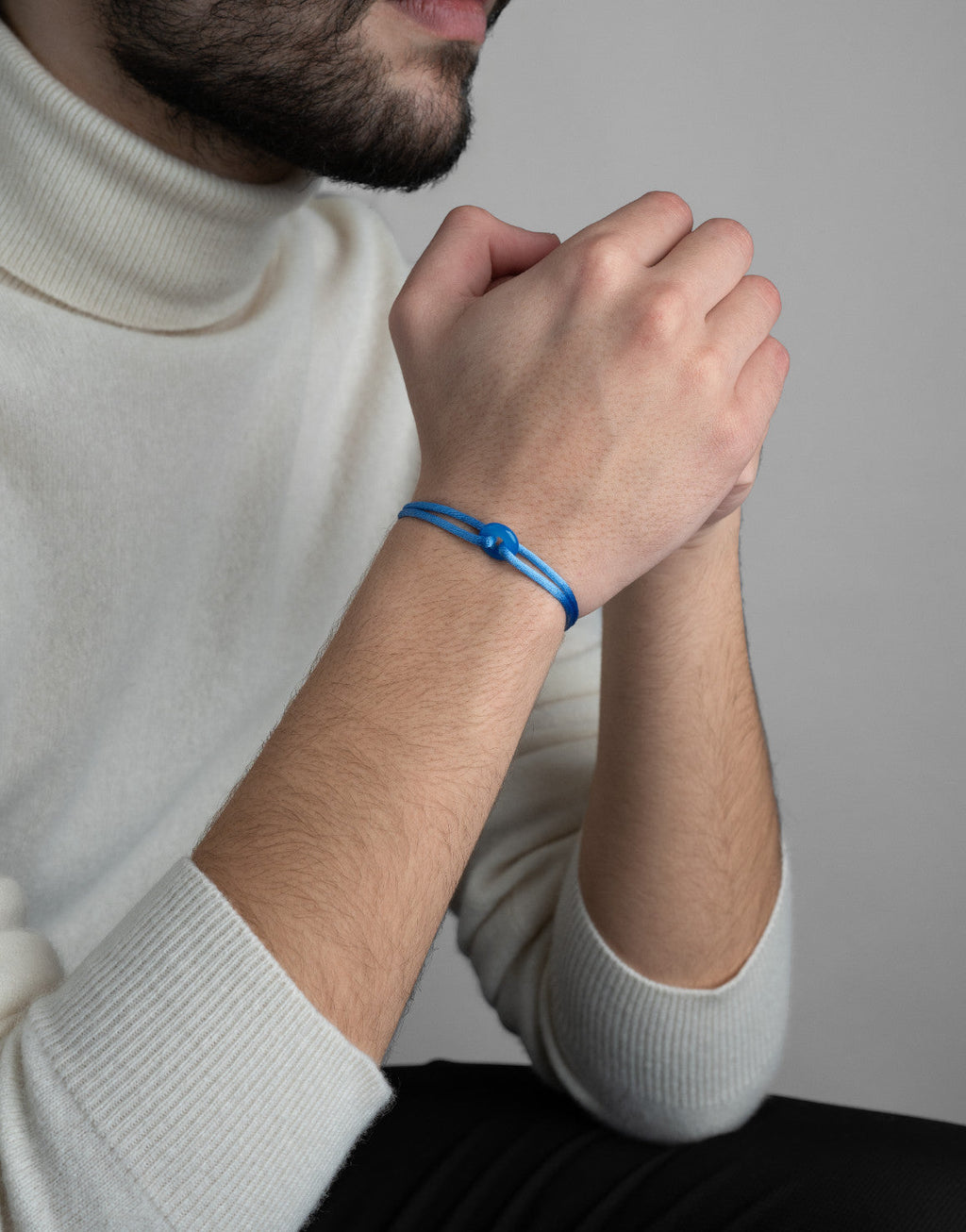 Blue Soho Cord Bracelet