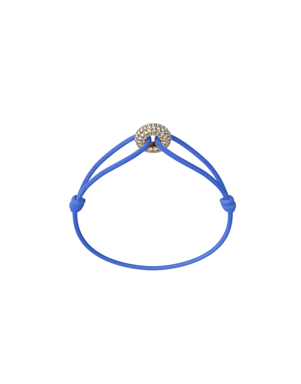 Mini Golden Soho Pave Cord Bracelet