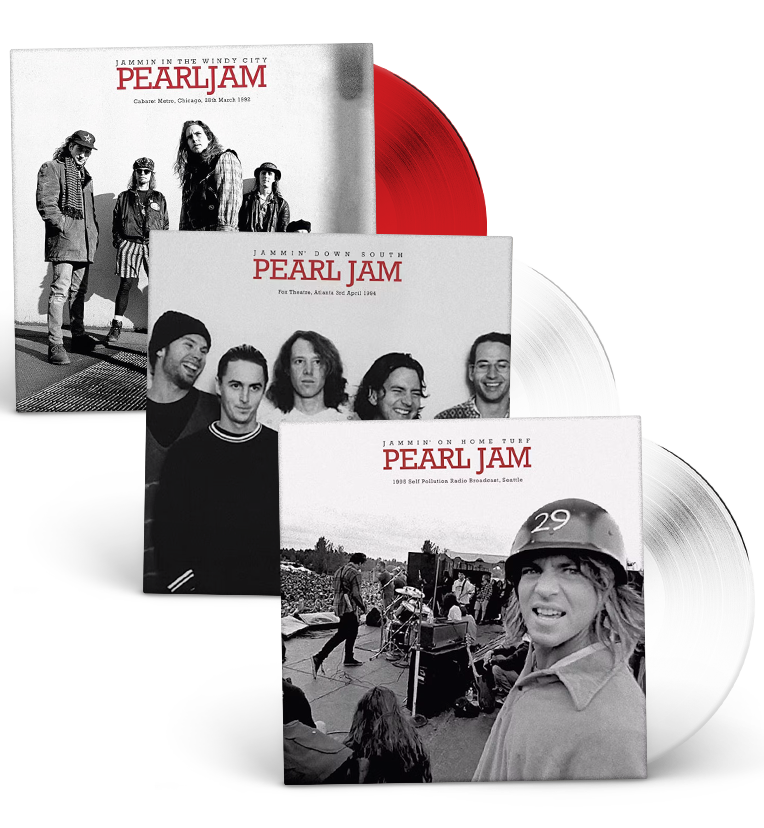Pearl Jam Best Of Live 1992-1995 Limited Edition 3-LP Colour Vinyl Bundle
