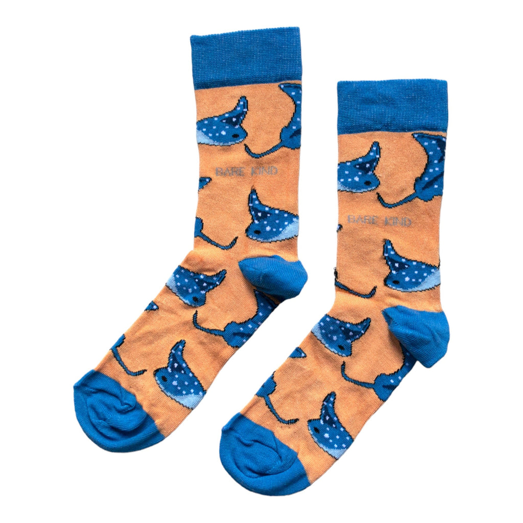 Save the Rays Bamboo Socks in Orange