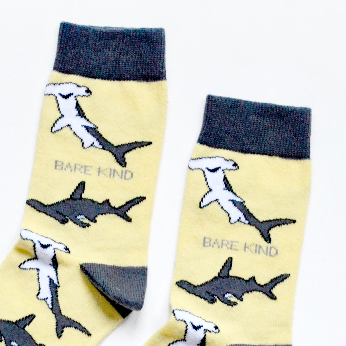 Save the Sharks Bamboo Socks in Yellow