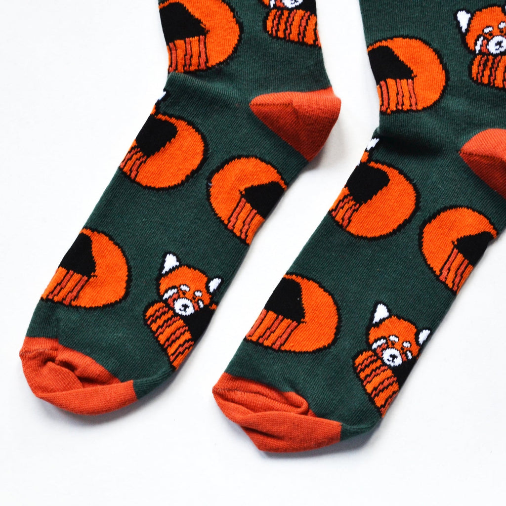 Red Panda Bamboo Socks