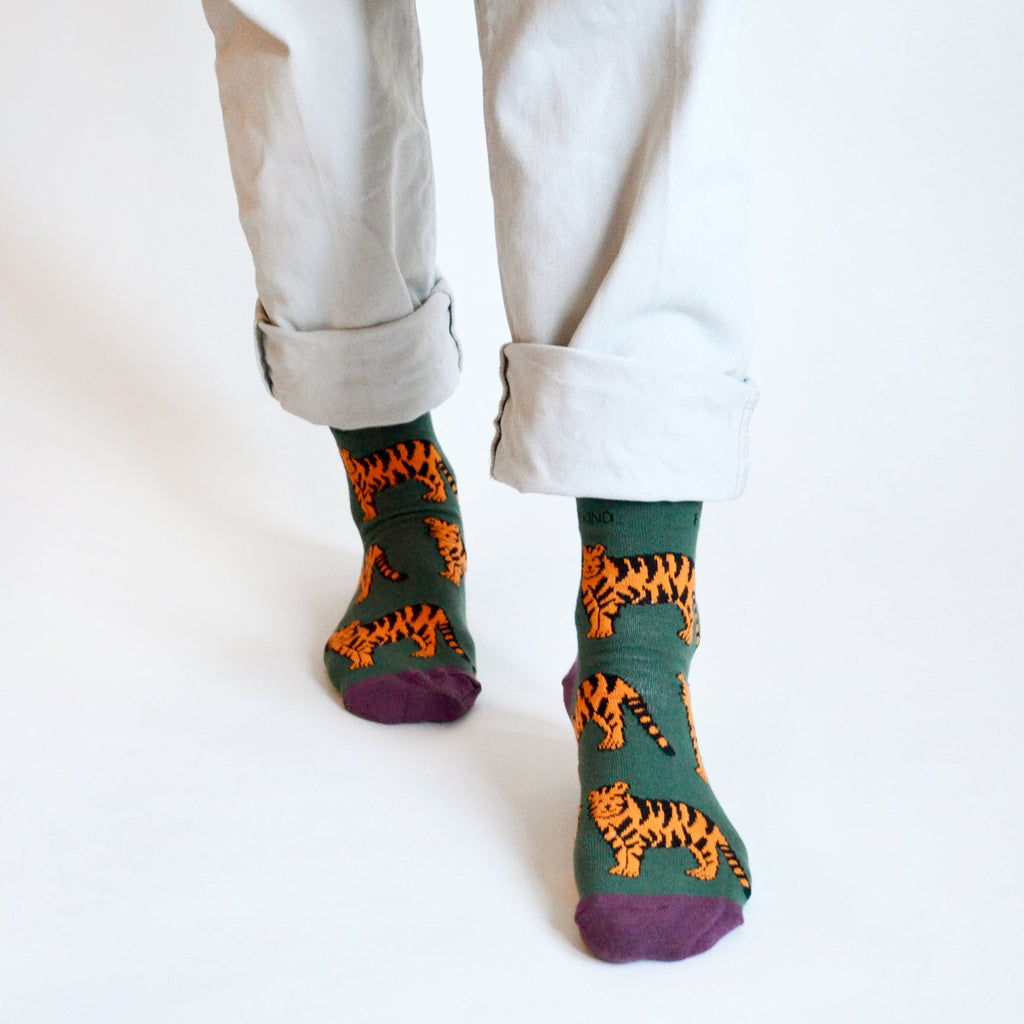 Save the Tigers Bamboo Socks
