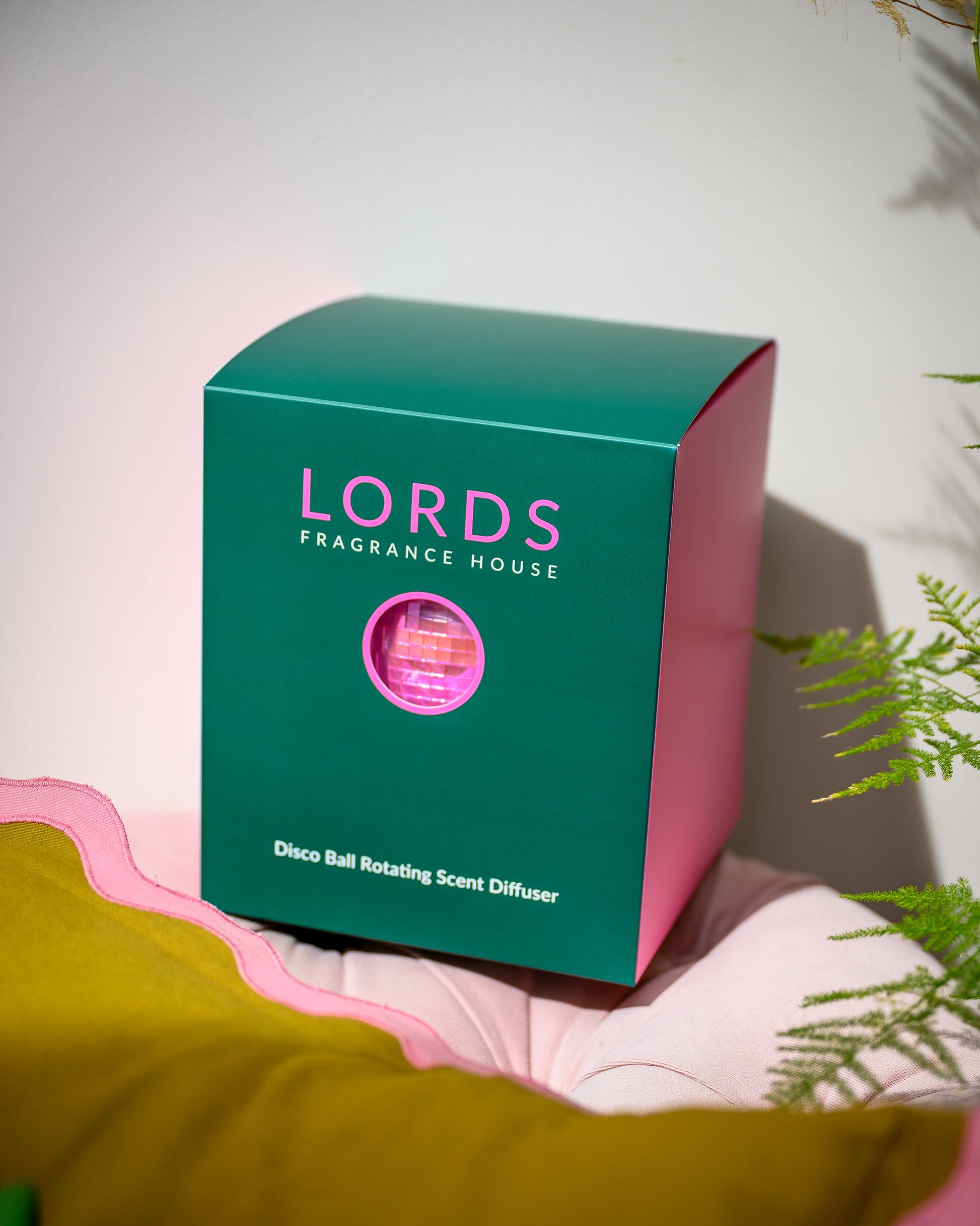 Rotating Disco Ball Diffuser