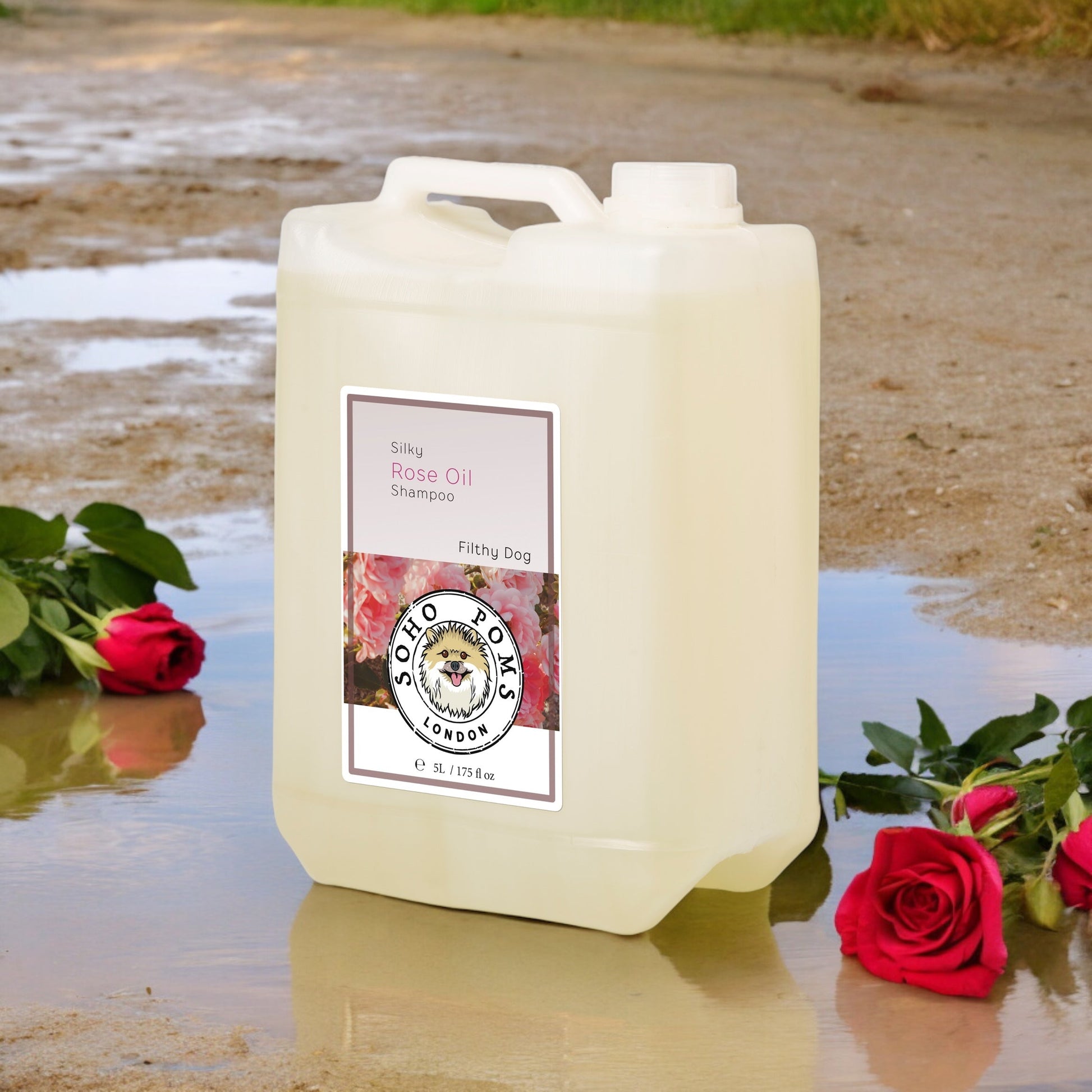 Rose Oil Shampoo for Dogs 5L
