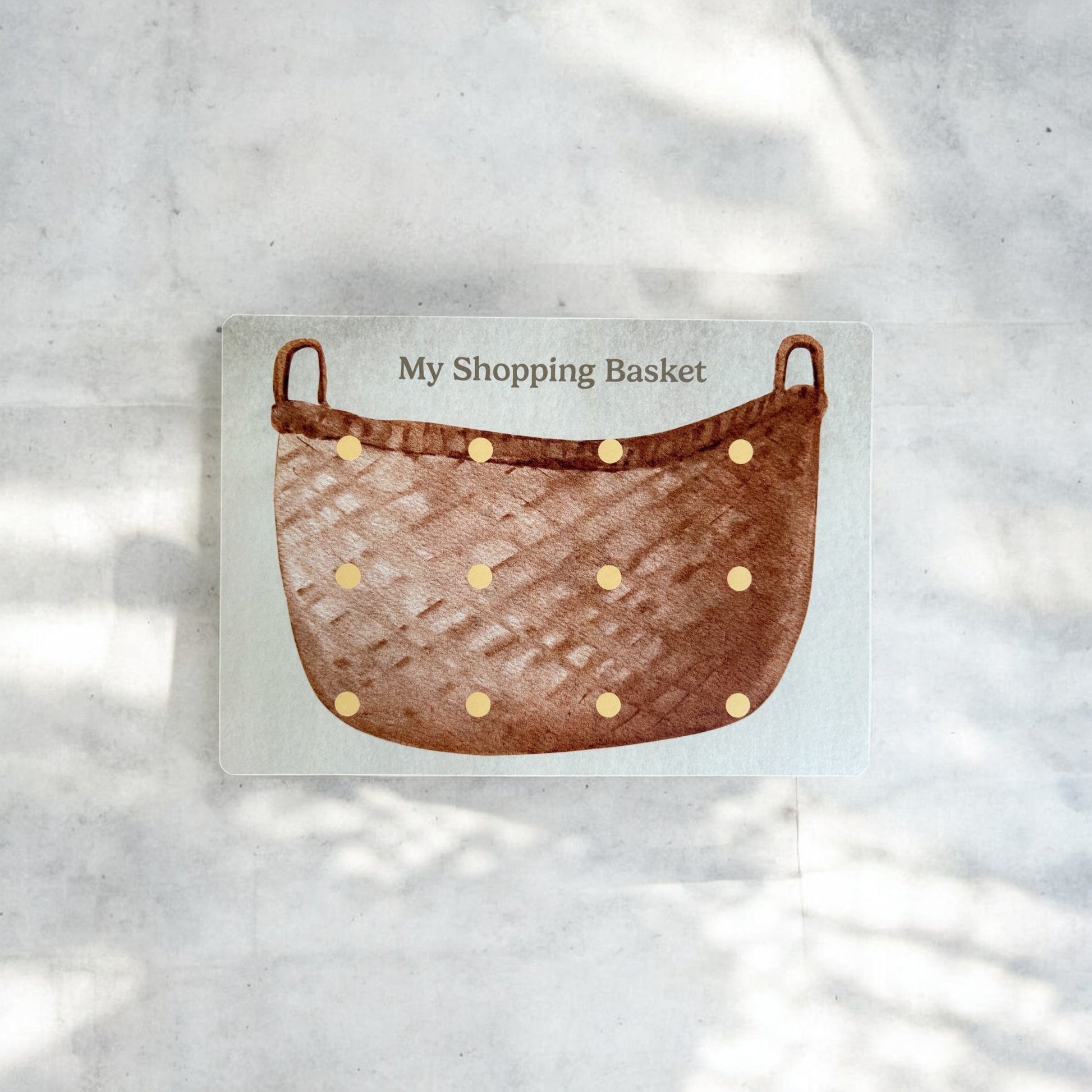 Kids Shopping List Interactive Board