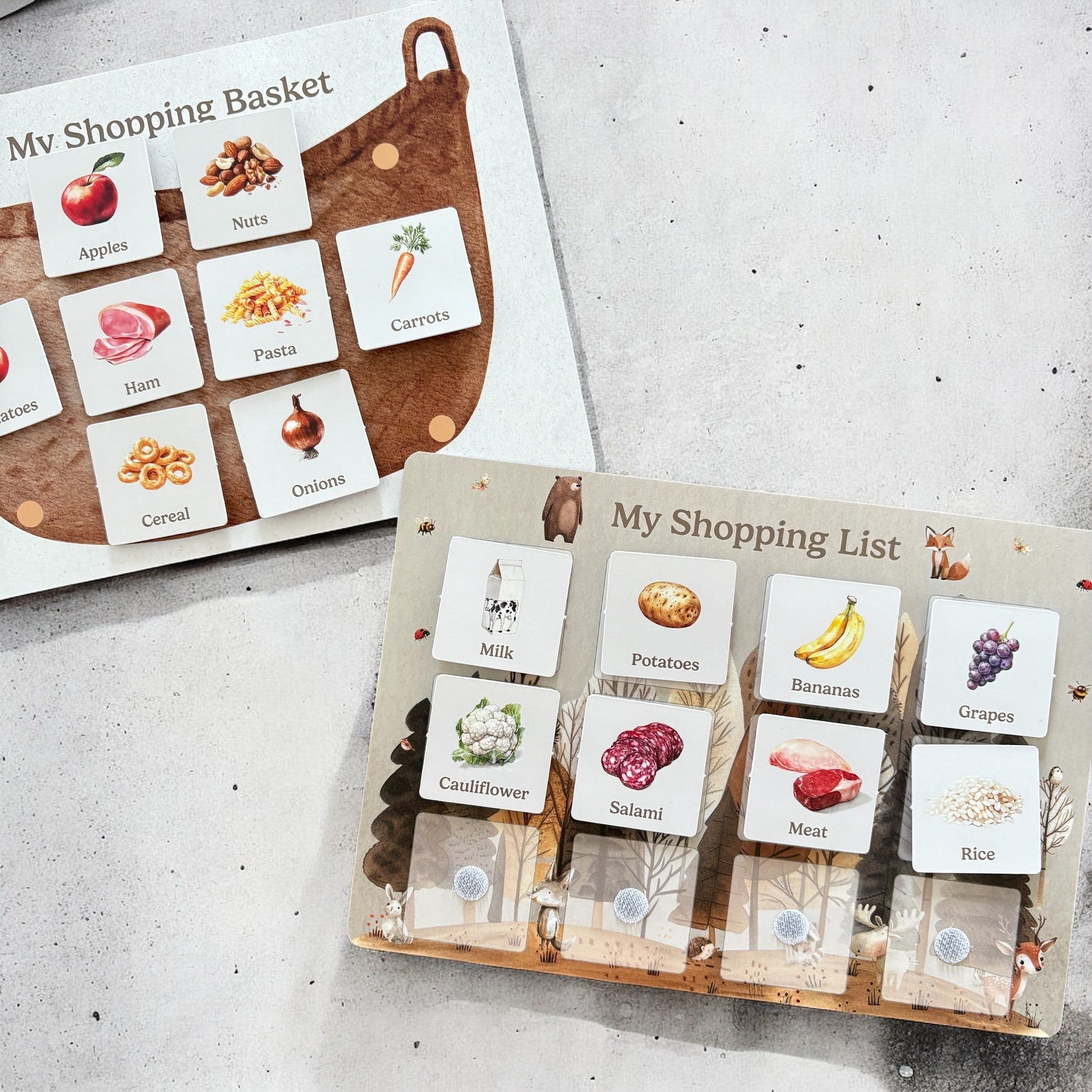 Kids Shopping List Interactive Board