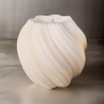 Natural Unscented Pillar Candles