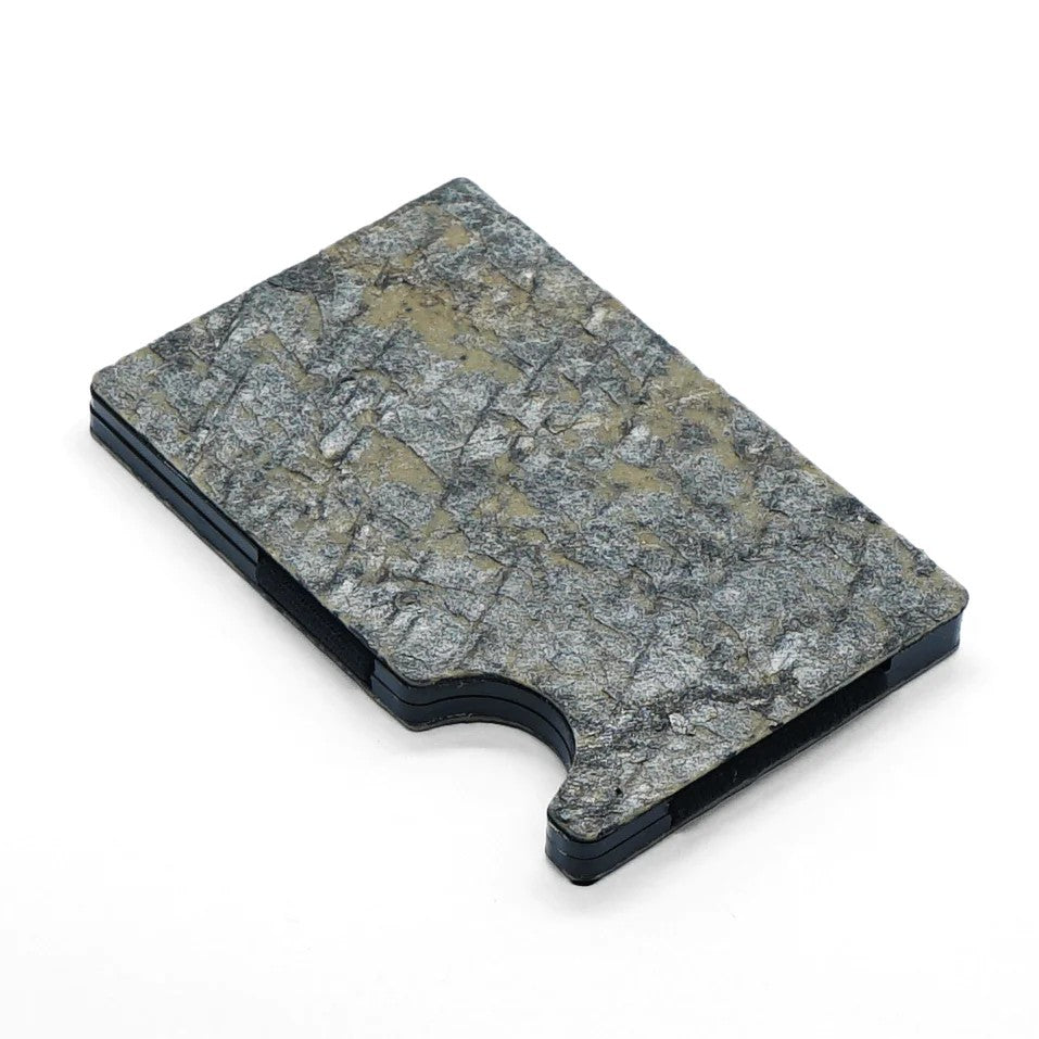 Pime Kõrb Slate Stone Cardholder – Secure & Eco-Friendly Design by Seif Design at www.brixbailey.com