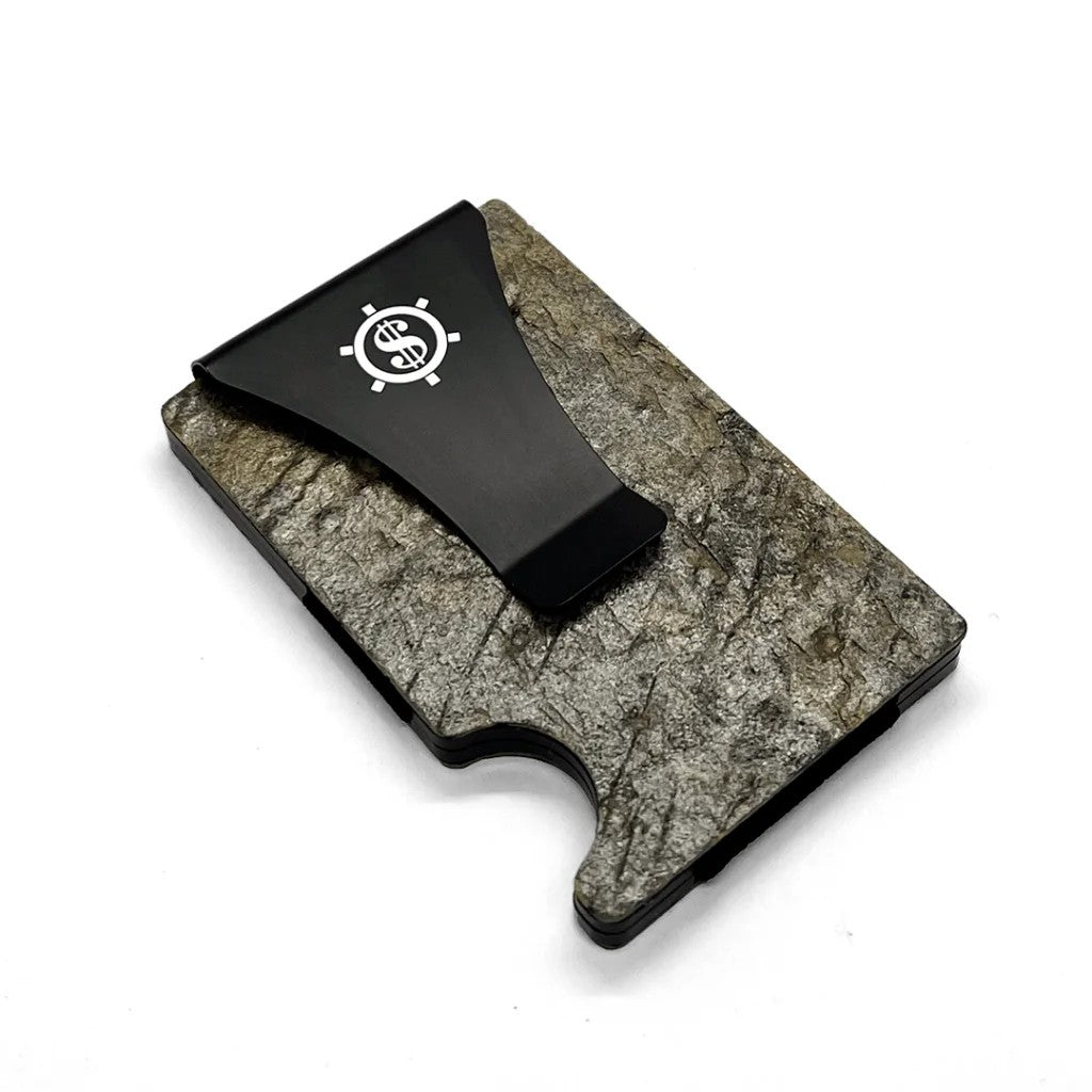 Pime Kõrb Slate Stone Cardholder – Unique & Eco-Friendly by Seif Design at www.brixbailey.com