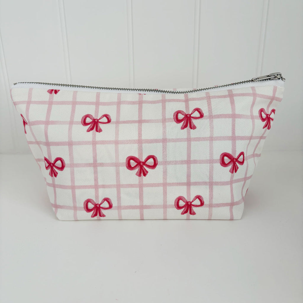 Nappy Wallet - Pink Bows