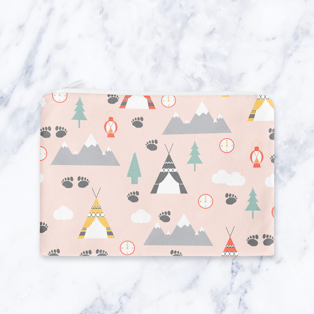 Adventure Explorer Makeup Bag Wilderness Theme Travel Pouch