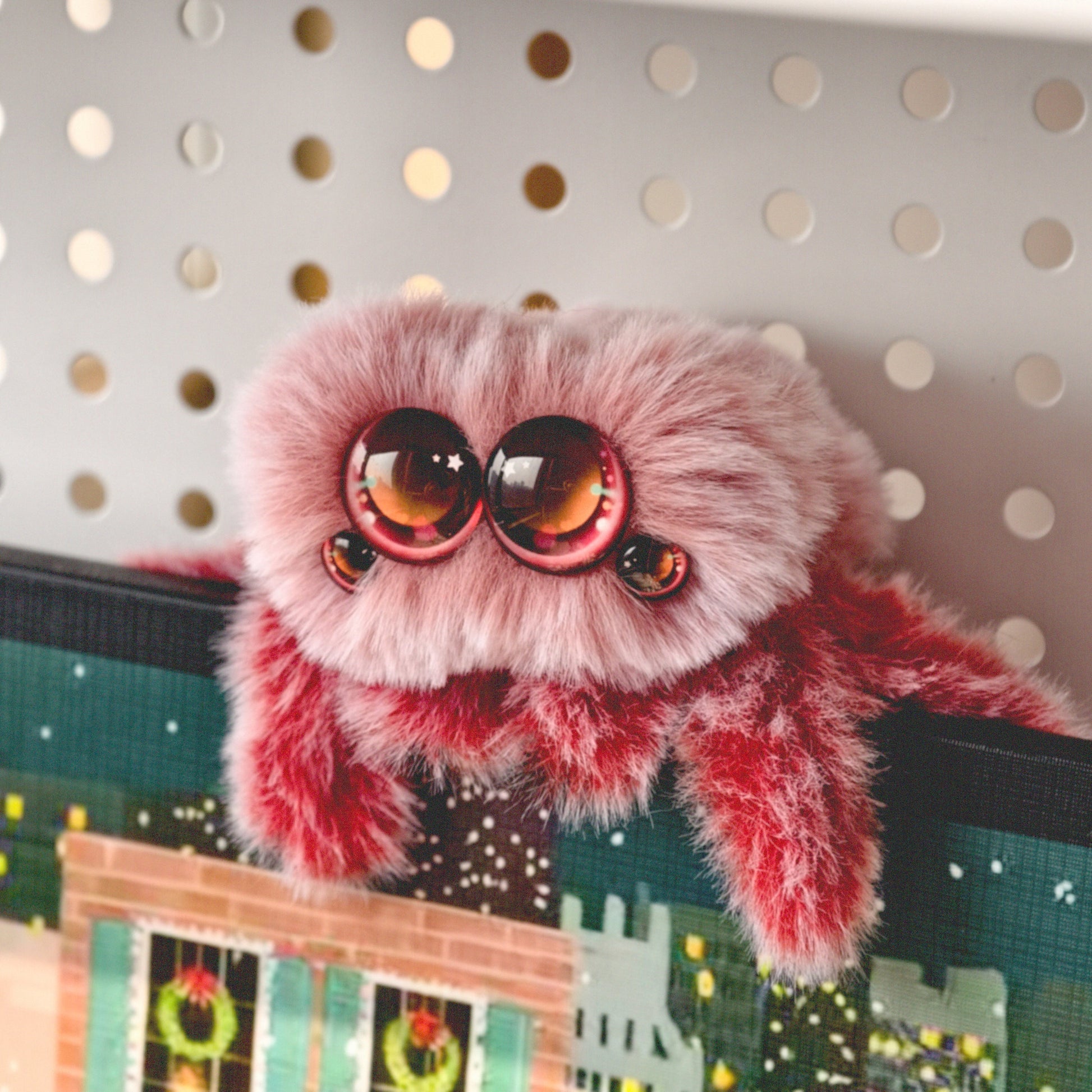 Snowball Spider Plush Toy