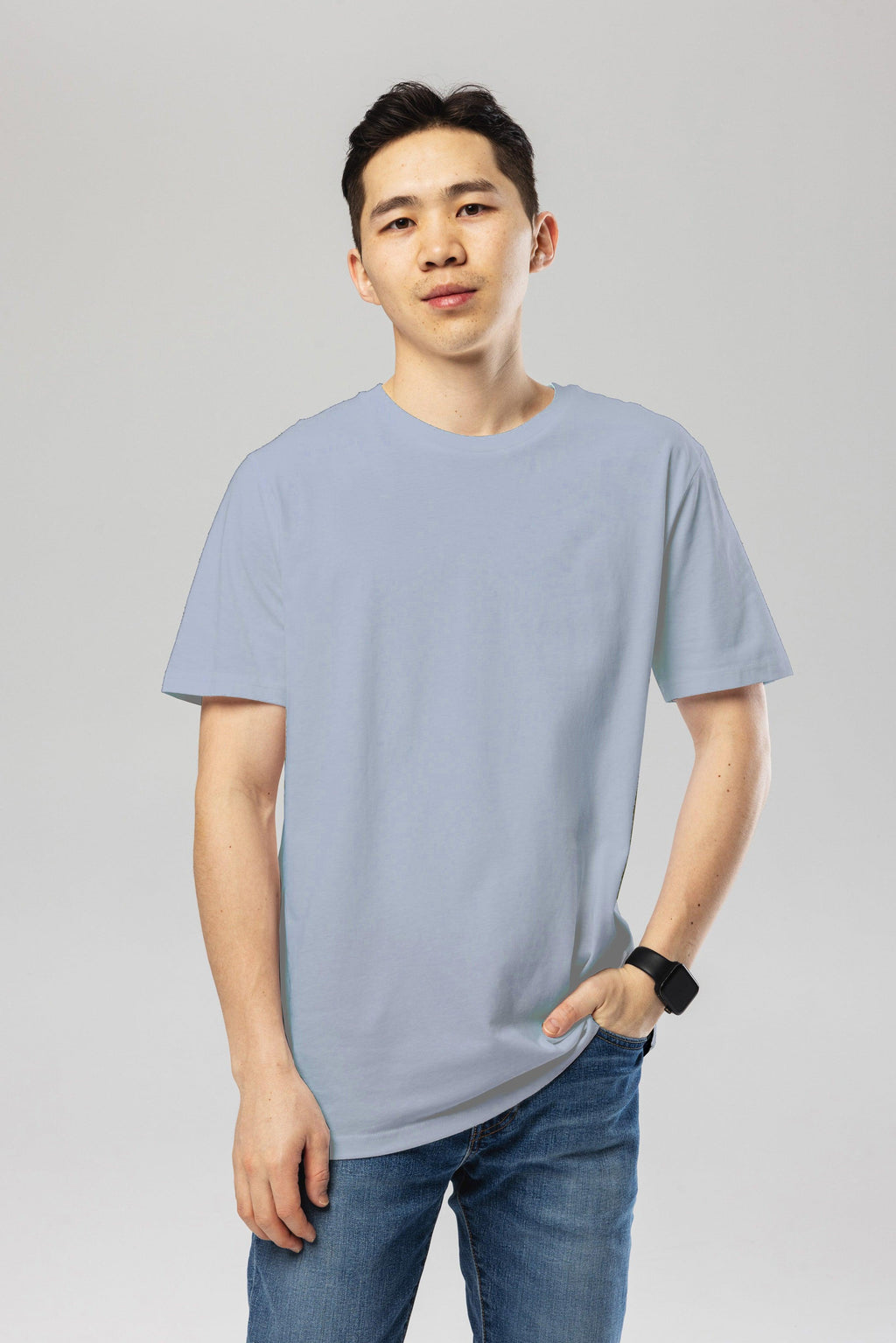 Light Blue Organic Cotton T-Shirt