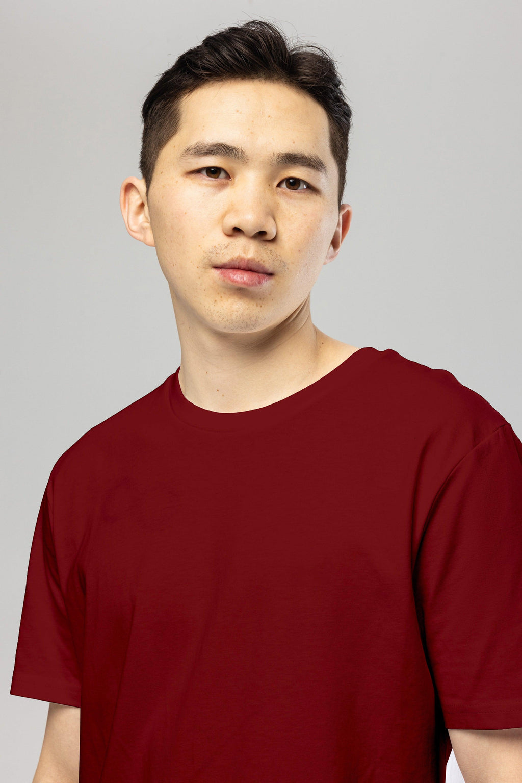 Burgundy Organic Cotton T-Shirt