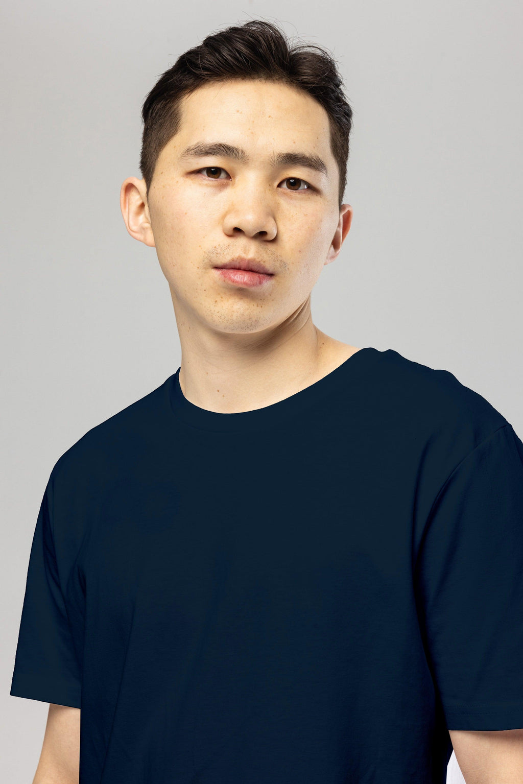 Navy Organic Cotton T Shirt