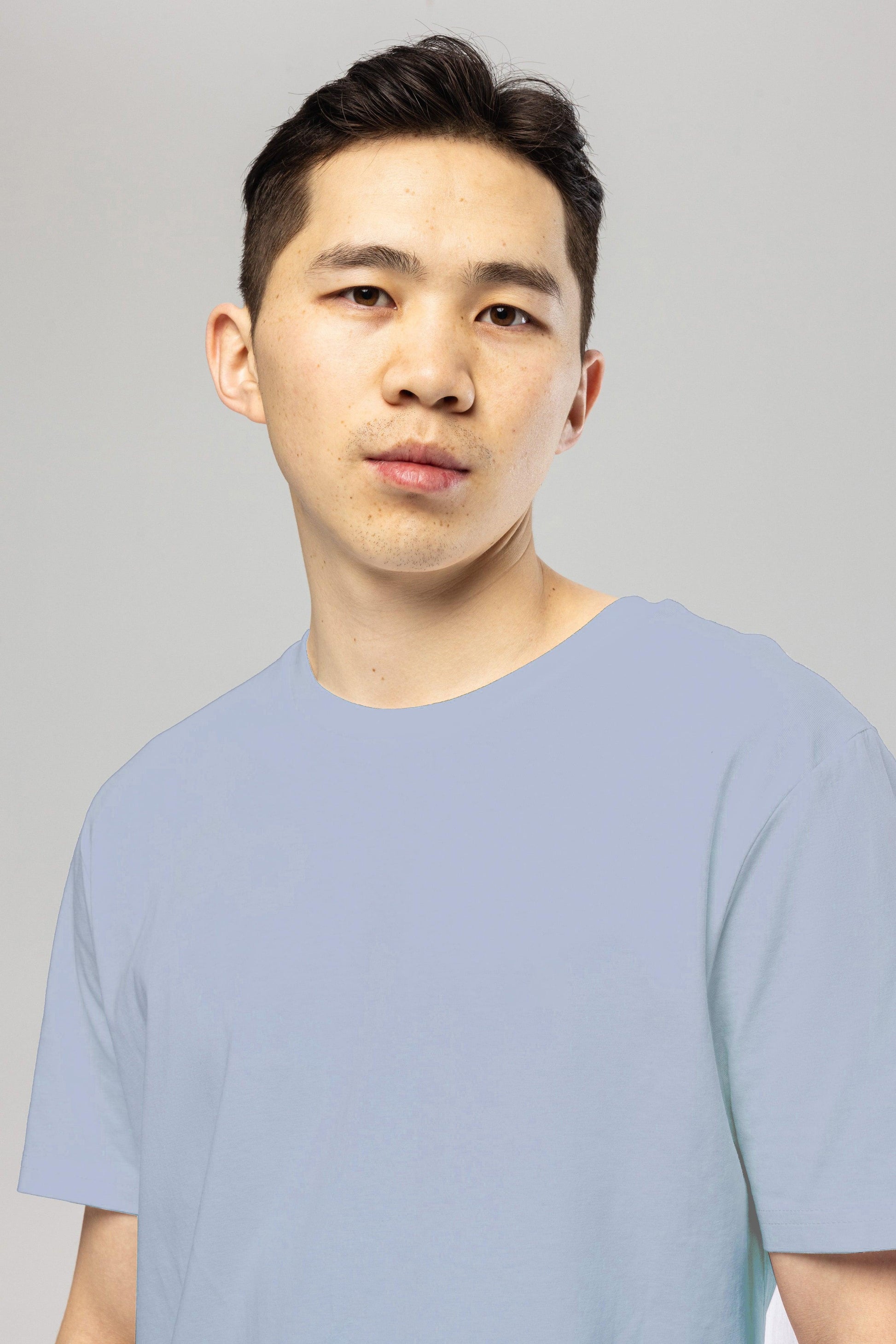 Light Blue Organic Cotton T-Shirt