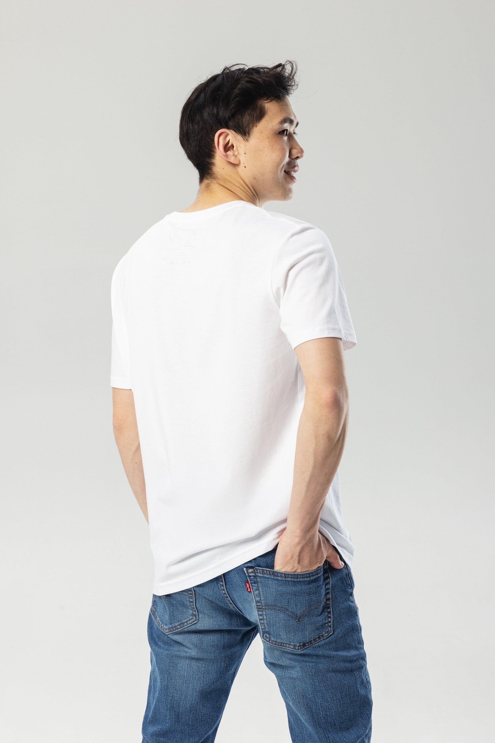 Unisex White T-Shirt for Different People