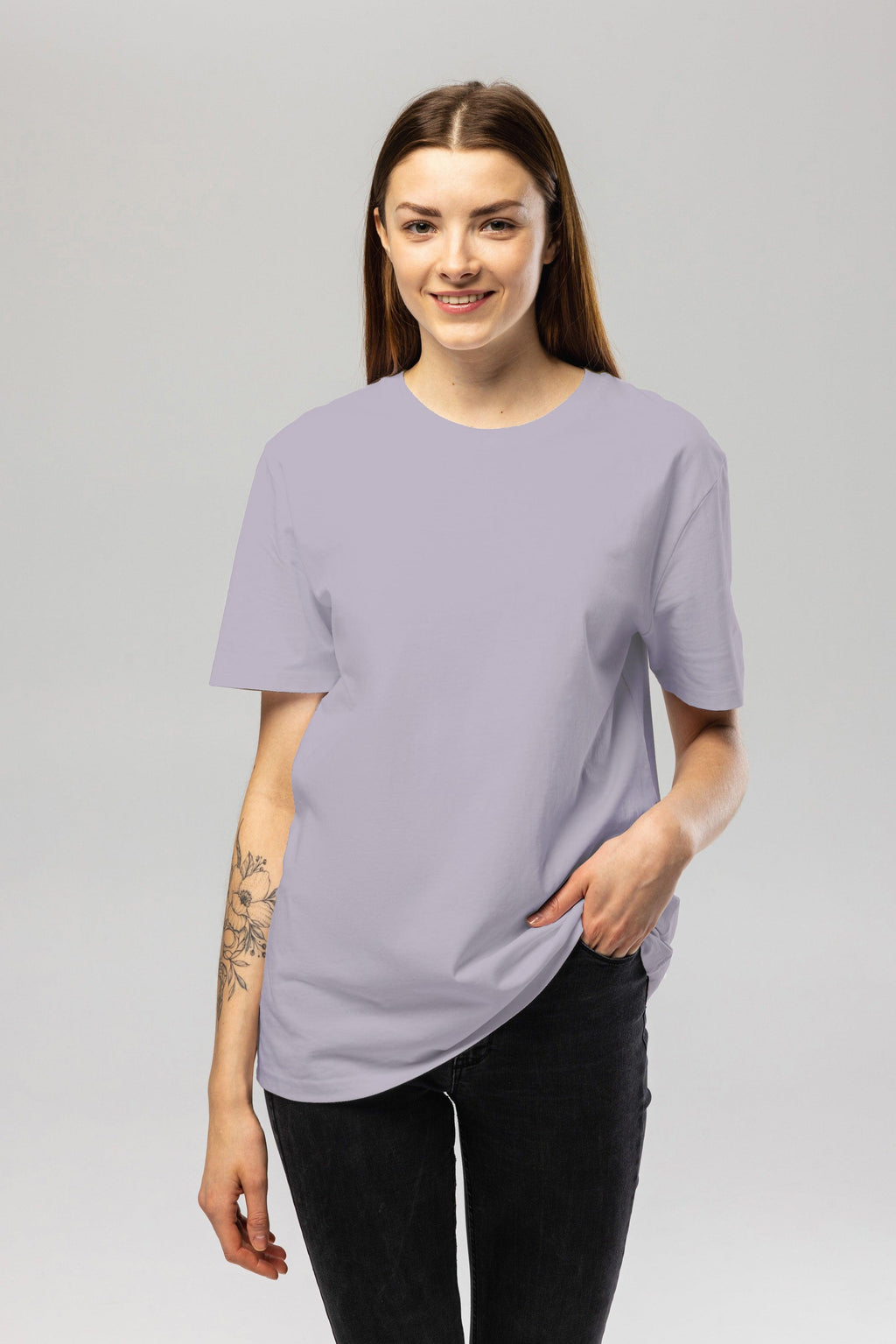Lavender Organic Cotton T Shirt Unisex