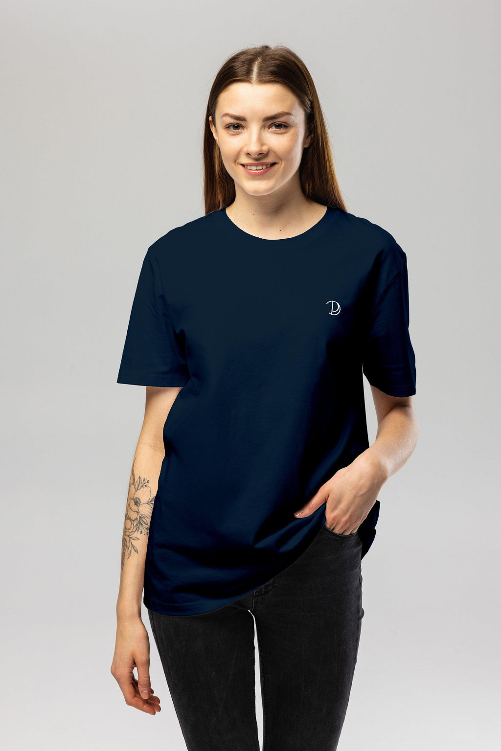 Organic Cotton Chest Logo T Shirt