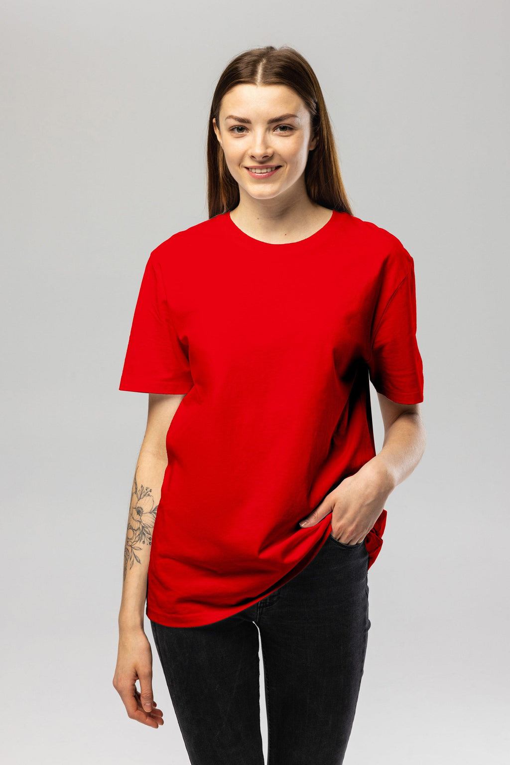 Red Organic Cotton T-Shirt Unisex