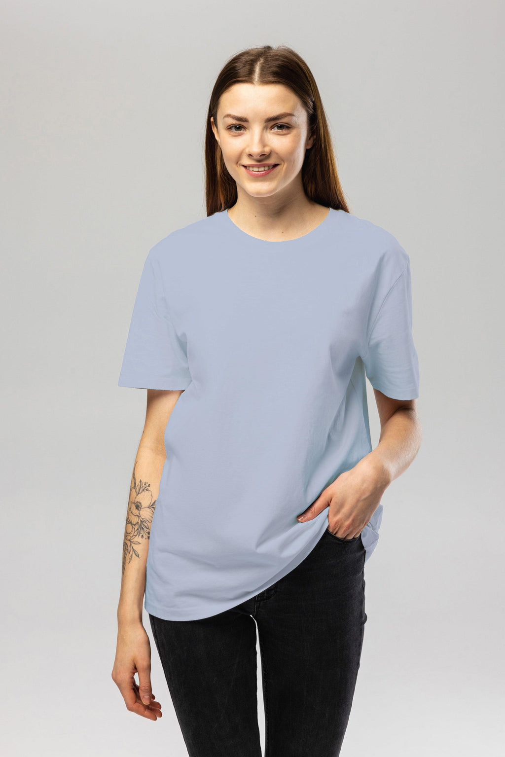 Light Blue Organic Cotton T-Shirt