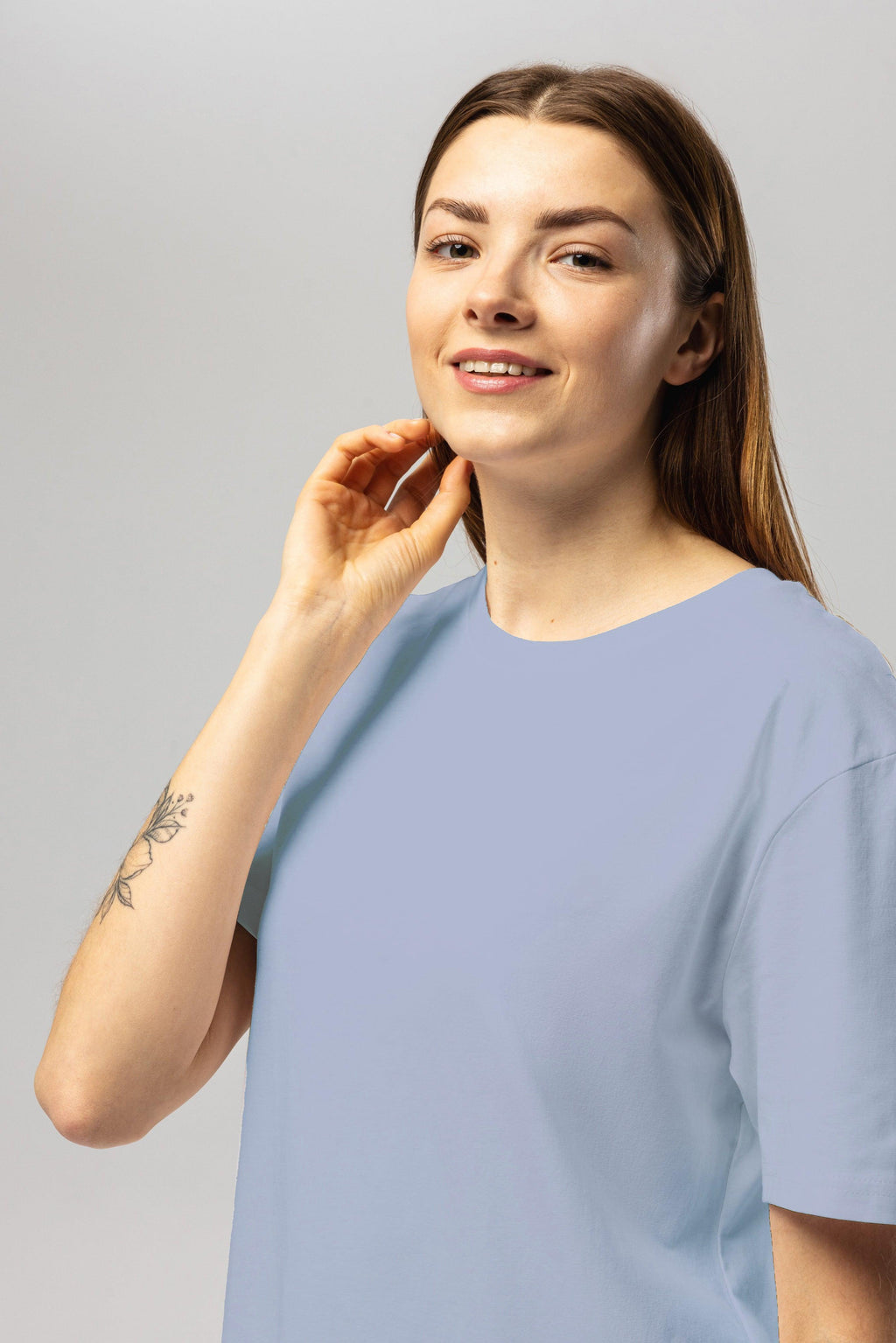 Light Blue Organic Cotton T-Shirt