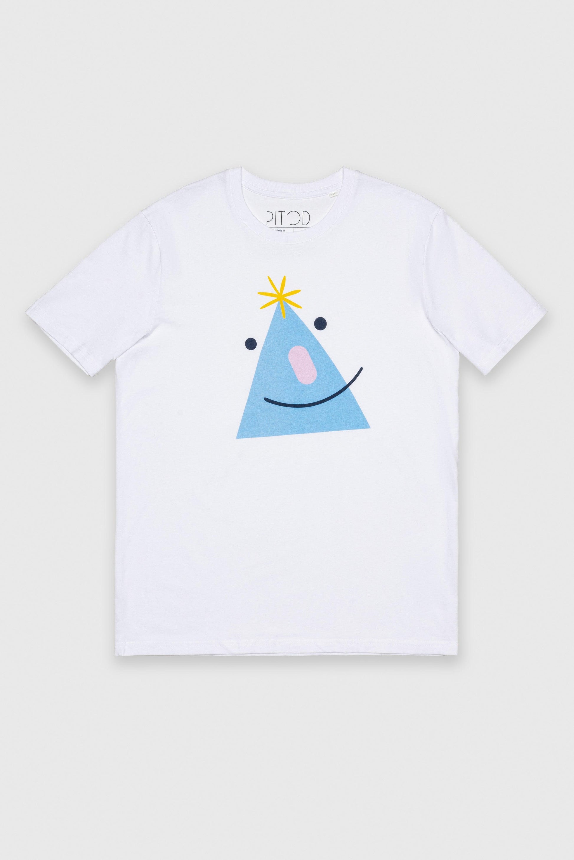 Happy Triangle Organic Cotton T-Shirt