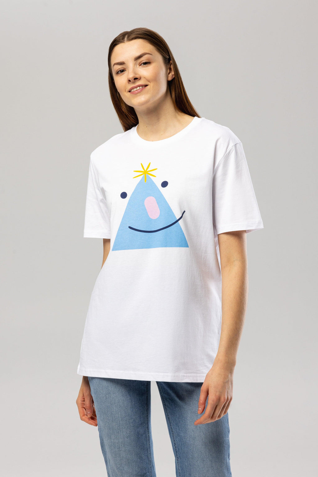Happy Triangle Organic Cotton T-Shirt