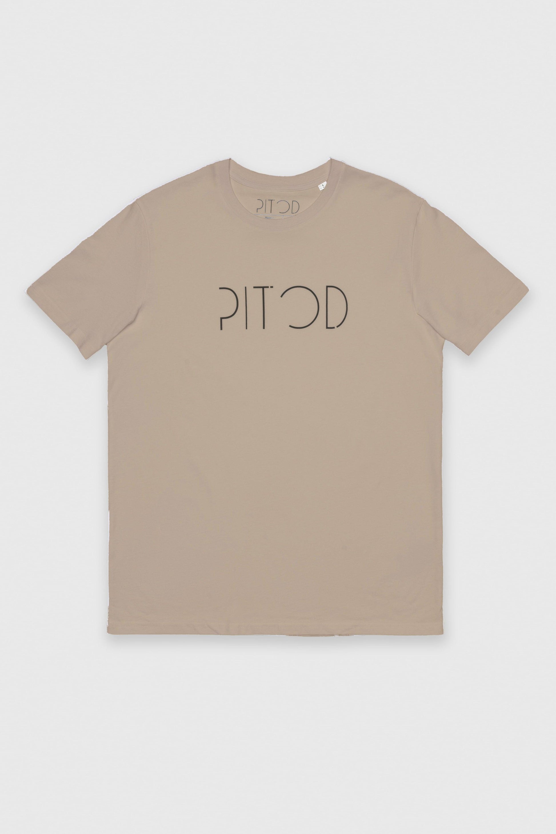 Organic Cotton Logo T-Shirt in Desert Dust