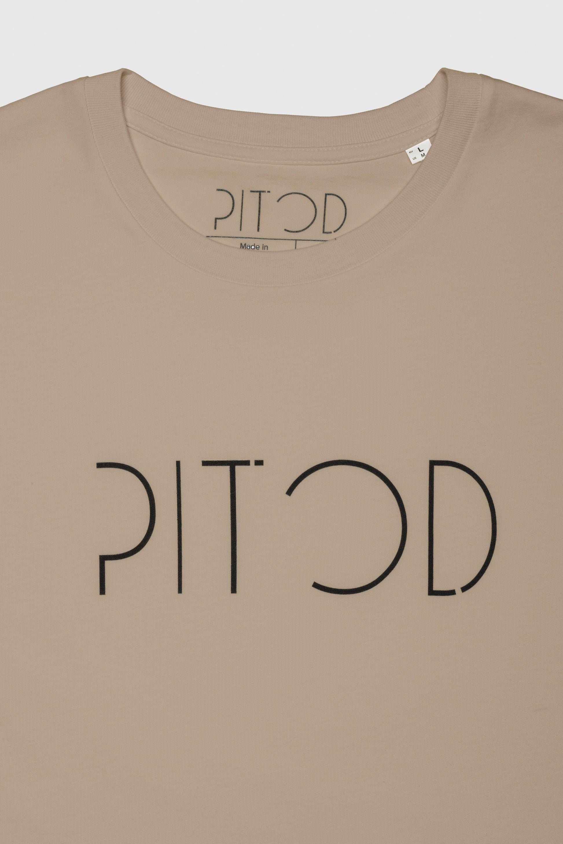 Organic Cotton Logo T-Shirt in Desert Dust