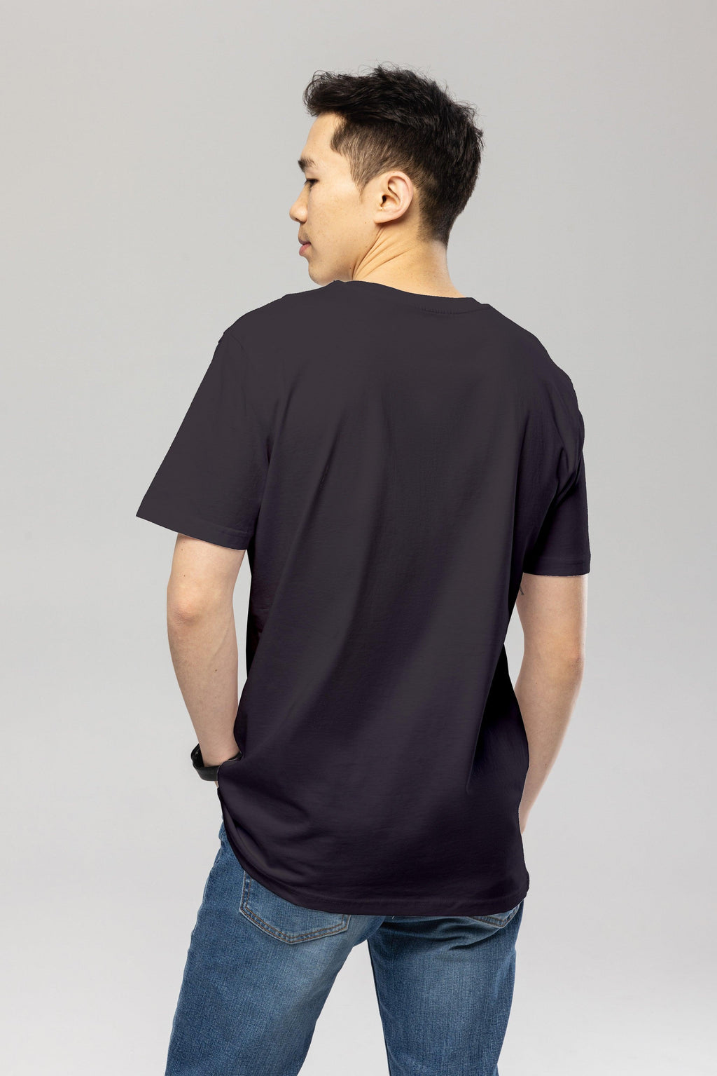 Organic Logo T-Shirt in Dark Grey