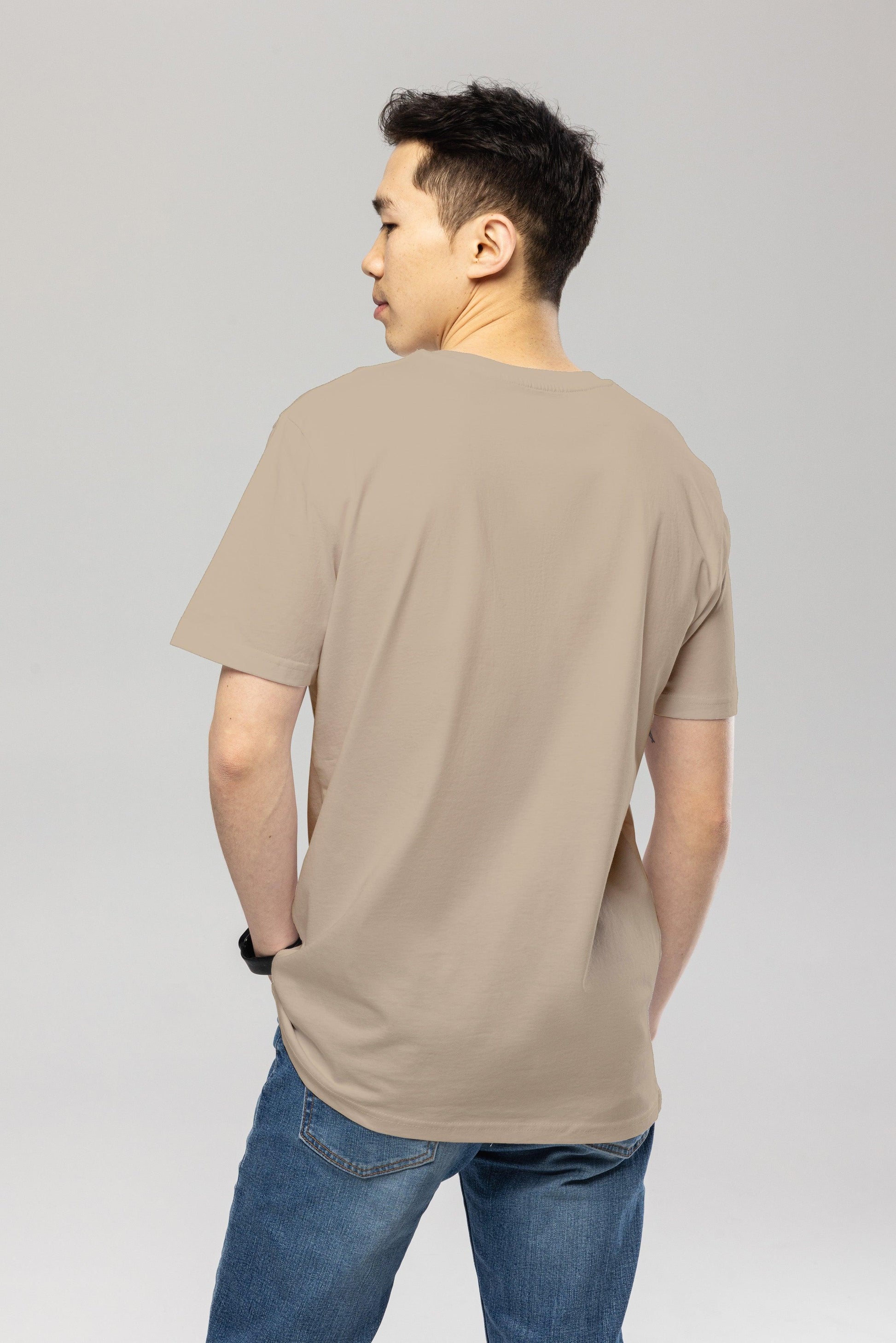 Organic Cotton Logo T-Shirt in Desert Dust