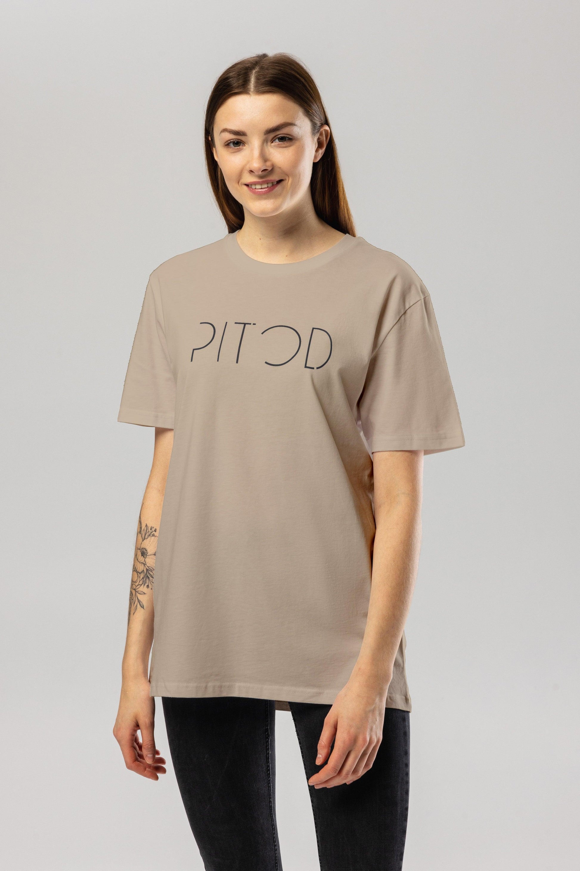 Organic Cotton Logo T-Shirt in Desert Dust