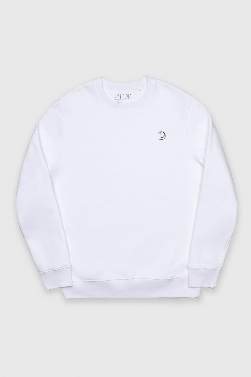 Organic Cotton Embroidered Logo Sweatshirt
